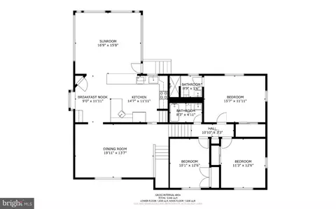 Floorplan - 384 Eagle Hill Rd, Pasadena, MD 21122 photo 1 of 3