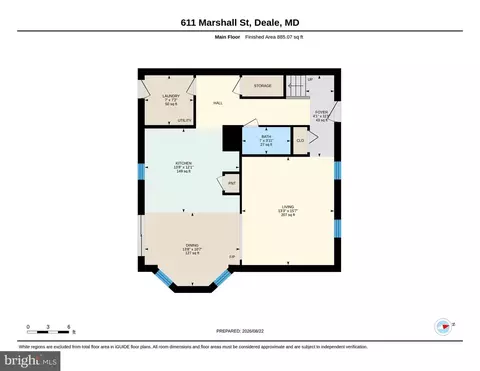 Floorplan - 611 Marshall St, Deale, MD 20751 photo 3 of 4