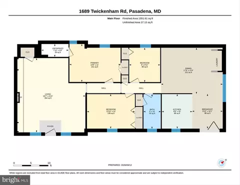 Floorplan - 1689 Twickenham Rd, Pasadena, MD 21122 photo 1 of 1