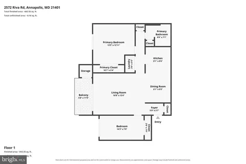 Floorplan - 2572 Riva Rd #17B, Annapolis, MD 21401 photo 1 of 1