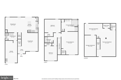 Floorplan - 668 219th St, Pasadena, MD 21122 photo 1 of 3