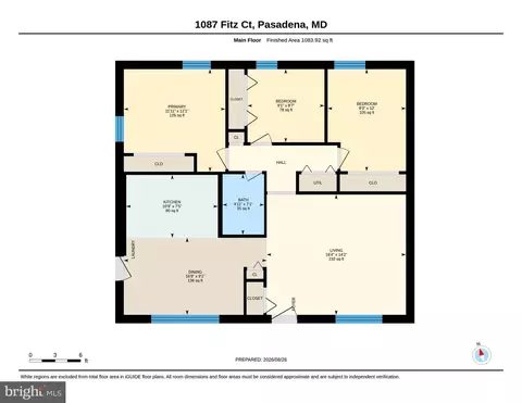 Floorplan - 1087 Fitz Ct, Pasadena, MD 21122 photo 1 of 1