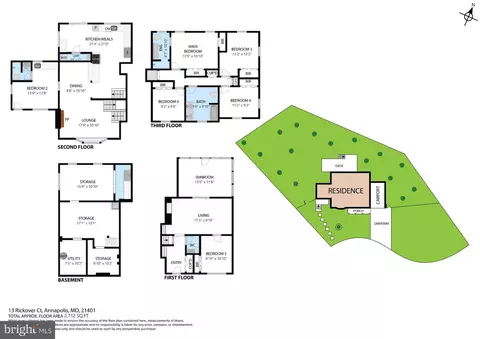 Floorplan - 13 Rickover Ct, Annapolis, MD 21401 photo 1 of 3