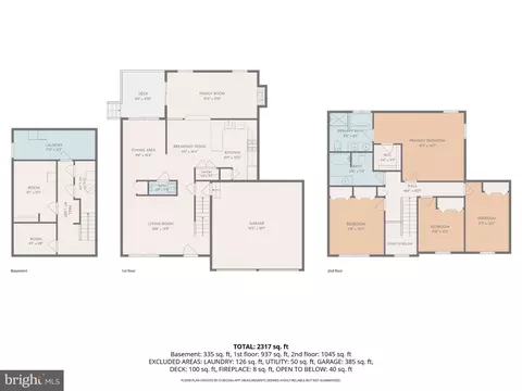 Floorplan - 409 Lily Brook Ct, Pasadena, MD 21122 photo 1 of 3