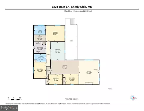 Floorplan - 1221 Bast Ln, Shady Side, MD 20764 photo 2 of 2
