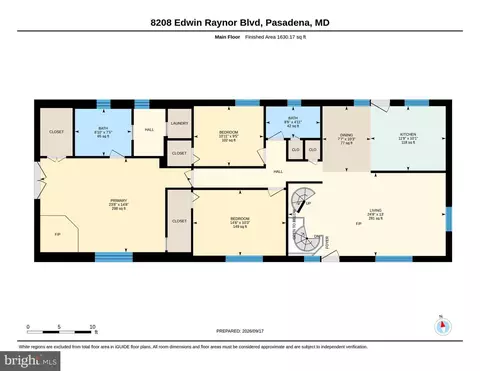 Floorplan - 8208 Edwin Raynor, Pasadena, MD 21122 photo 4 of 5