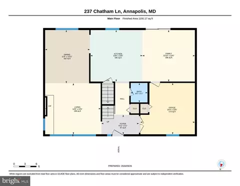 Floorplan - 237 Chatham Ln, Annapolis, MD 21403 photo 1 of 3