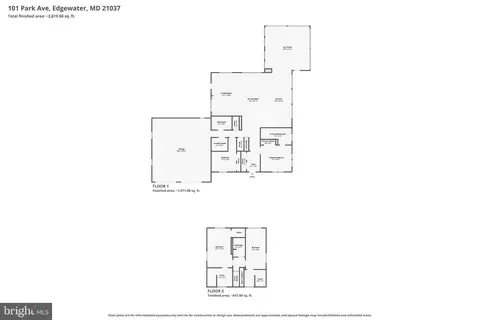 Floorplan - 101 Park Ave, Edgewater, MD 21037 photo 1 of 3