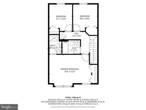 Floorplan - 7819 Leonardo Ct, Pasadena, MD 21122 photo 2 of 3