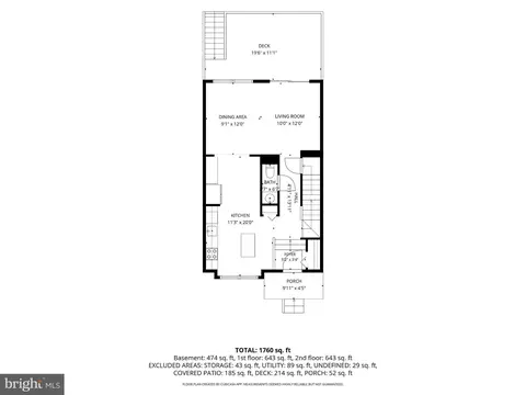 Floorplan - 7819 Leonardo Ct, Pasadena, MD 21122 photo 1 of 3