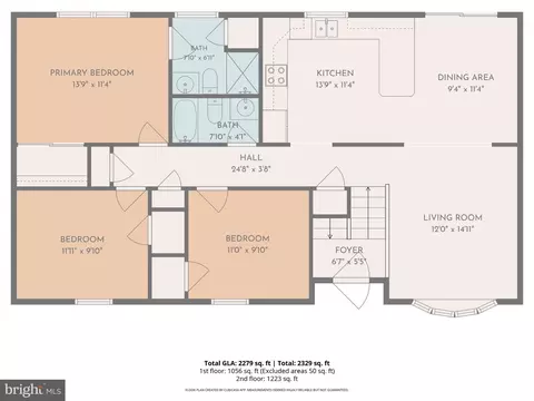 Floorplan - 1183 Cedar Ave, Shady Side, MD 20764 photo 2 of 2