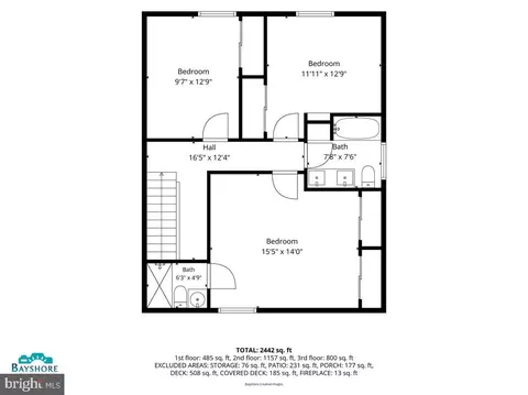 Floorplan - 1032 Wiers Rd, Edgewater, MD 21037 photo 2 of 4