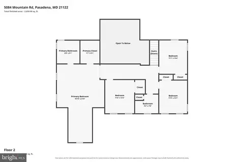 Floorplan - 5084 Mountain Rd, Pasadena, MD 21122 photo 4 of 4