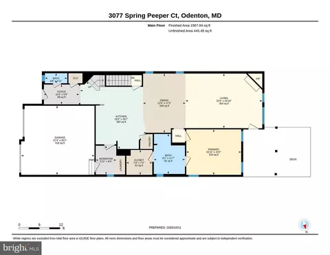 Floorplan - 3077 Spring Peeper Ct, Odenton, MD 21113 photo 1 of 3