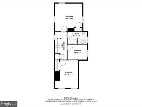Floorplan - 152 S Monastery Ave, Baltimore, MD 21229 photo 2 of 4