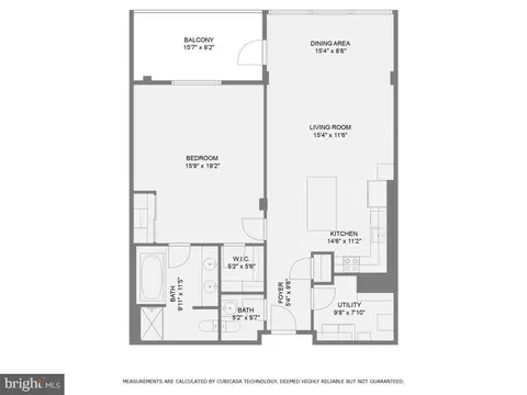 Floorplan - 1200 Steuart St #524, Baltimore, MD 21230 photo 1 of 1