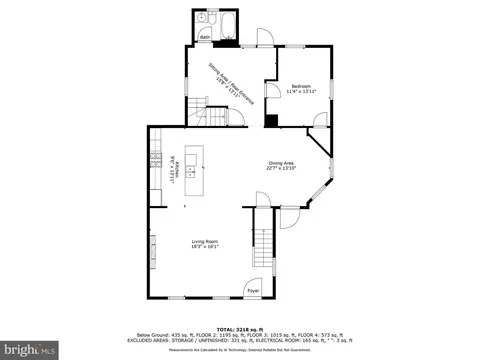 Floorplan - 2801 Grindon Ave, Baltimore, MD 21214 photo 2 of 5