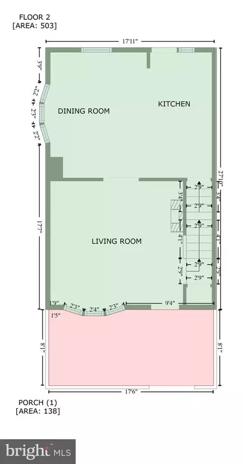 Floorplan - 1282 Gittings Ave, Baltimore, MD 21239 photo 5 of 7