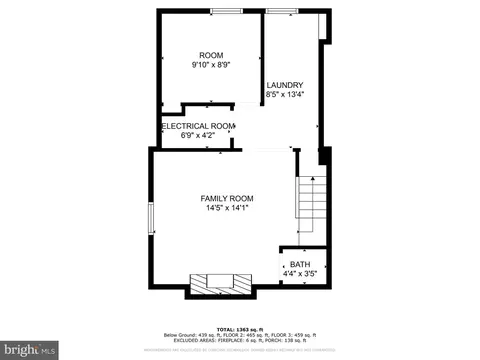 Floorplan - 1282 Gittings Ave, Baltimore, MD 21239 photo 3 of 7