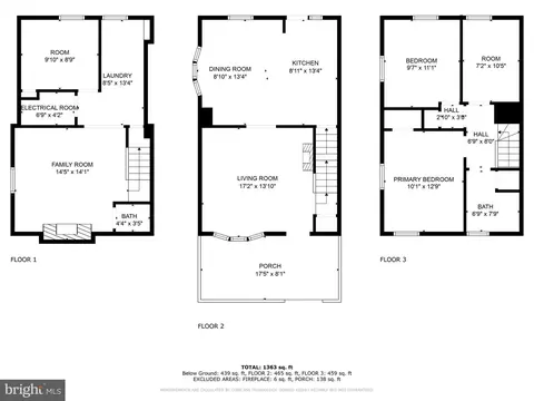 Floorplan - 1282 Gittings Ave, Baltimore, MD 21239 photo 4 of 7