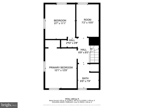 Floorplan - 1282 Gittings Ave, Baltimore, MD 21239 photo 2 of 7