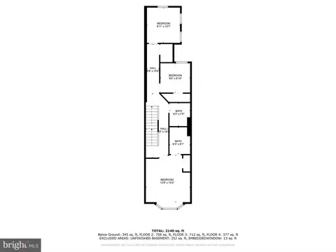 Floorplan - 2406 N Calvert St, Baltimore, MD 21218 photo 3 of 5