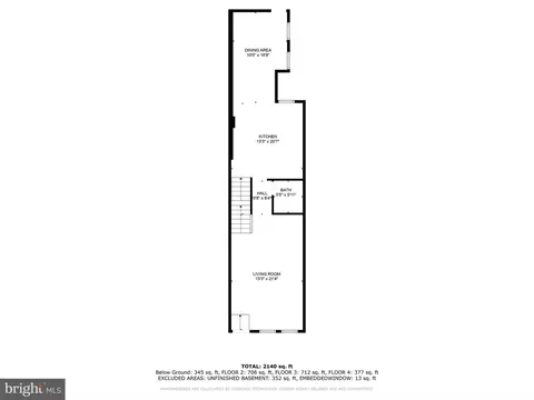 Floorplan - 2406 N Calvert St, Baltimore, MD 21218 photo 2 of 5