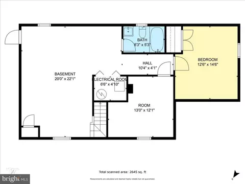 Floorplan - 5813 Simmonds Ave, Baltimore, MD 21215 photo 3 of 4