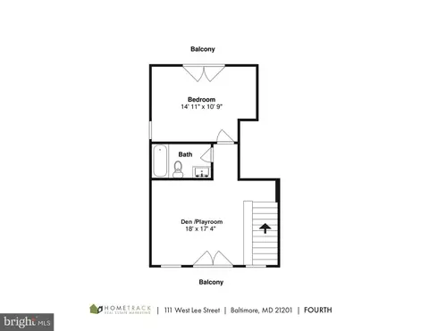 Floorplan - 111 W Lee St, Baltimore, MD 21201 photo 4 of 5