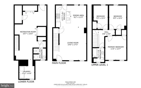 Floorplan - 3013 W Garrison Ave, Baltimore, MD 21215 photo 1 of 4
