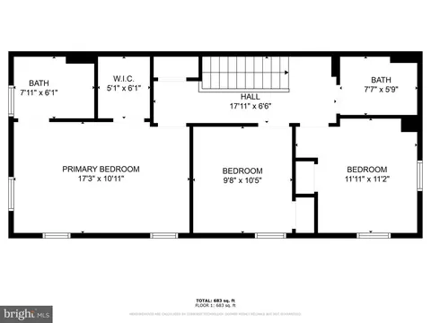 Floorplan - 636 Perkins St, Baltimore, MD 21201 photo 2 of 2