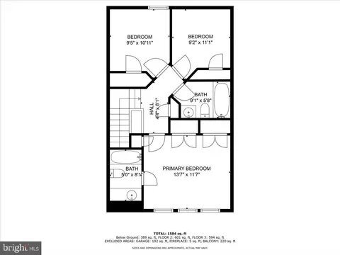 Floorplan - 5217 Tabard Ct, Baltimore, MD 21212 photo 3 of 4