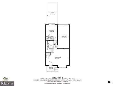 Floorplan - 412 Scott St, Baltimore, MD 21230 photo 2 of 4