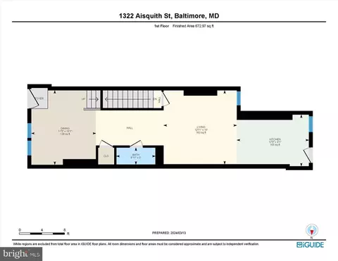 Floorplan - 1322 Aisquith St, Baltimore, MD 21202 photo 6 of 6
