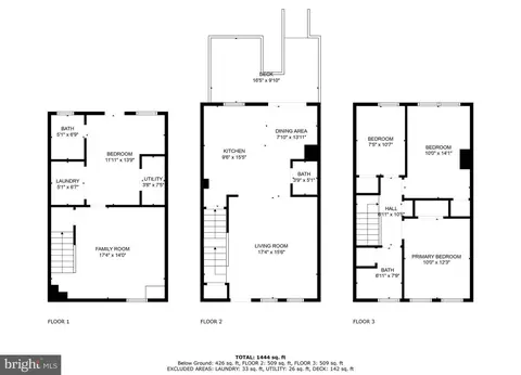 Floorplan - 1536 Gleneagle Rd, Baltimore, MD 21239 photo 1 of 4