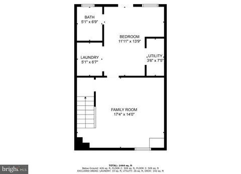 Floorplan - 1536 Gleneagle Rd, Baltimore, MD 21239 photo 2 of 4