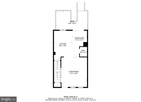 Floorplan - 1536 Gleneagle Rd, Baltimore, MD 21239 photo 4 of 4