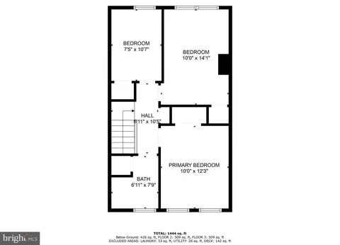 Floorplan - 1536 Gleneagle Rd, Baltimore, MD 21239 photo 3 of 4