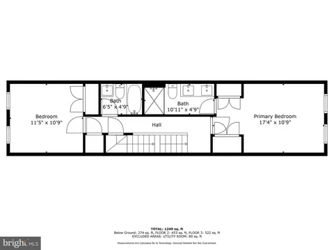 Floorplan - 3418 Dillon St, Baltimore, MD 21224 photo 2 of 4
