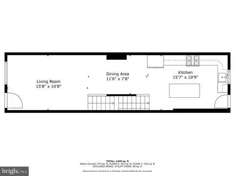 Floorplan - 3418 Dillon St, Baltimore, MD 21224 photo 1 of 4
