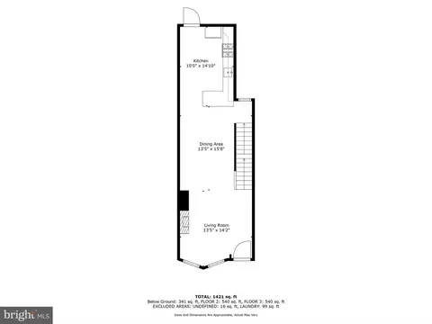 Floorplan - 1816 Aiken St, Baltimore, MD 21213 photo 2 of 4