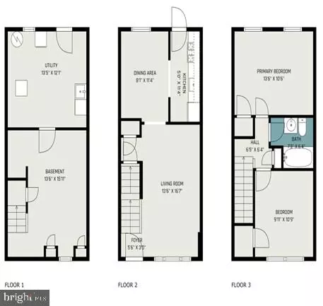 Floorplan - 820 Wilbert Ave, Baltimore, MD 21212 photo 1 of 1