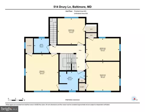 Floorplan - 514 Drury Ln, Baltimore, MD 21229 photo 2 of 4