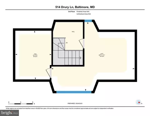 Floorplan - 514 Drury Ln, Baltimore, MD 21229 photo 3 of 4