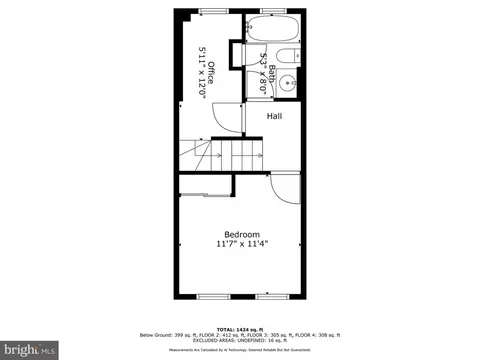 Floorplan - 617 W 33rd St, Baltimore, MD 21211 photo 3 of 5