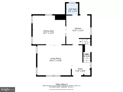 Floorplan - 5319 Brabant Rd, Baltimore, MD 21229 photo 1 of 4