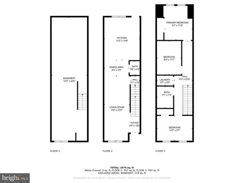 Floorplan - 2618 E Hoffman St, Baltimore, MD 21213 photo 4 of 4