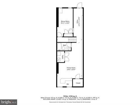 Floorplan - 1427 John St, Baltimore, MD 21217 photo 4 of 5
