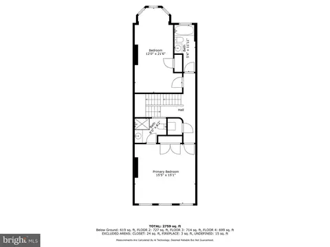 Floorplan - 1427 John St, Baltimore, MD 21217 photo 2 of 5
