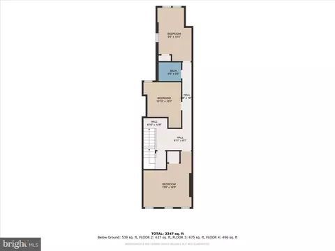 Floorplan - 1805 N Caroline St, Baltimore, MD 21213 photo 2 of 5